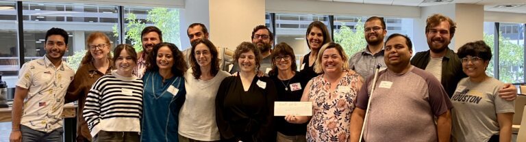 Happy advocates at the end of their first planning retreat.